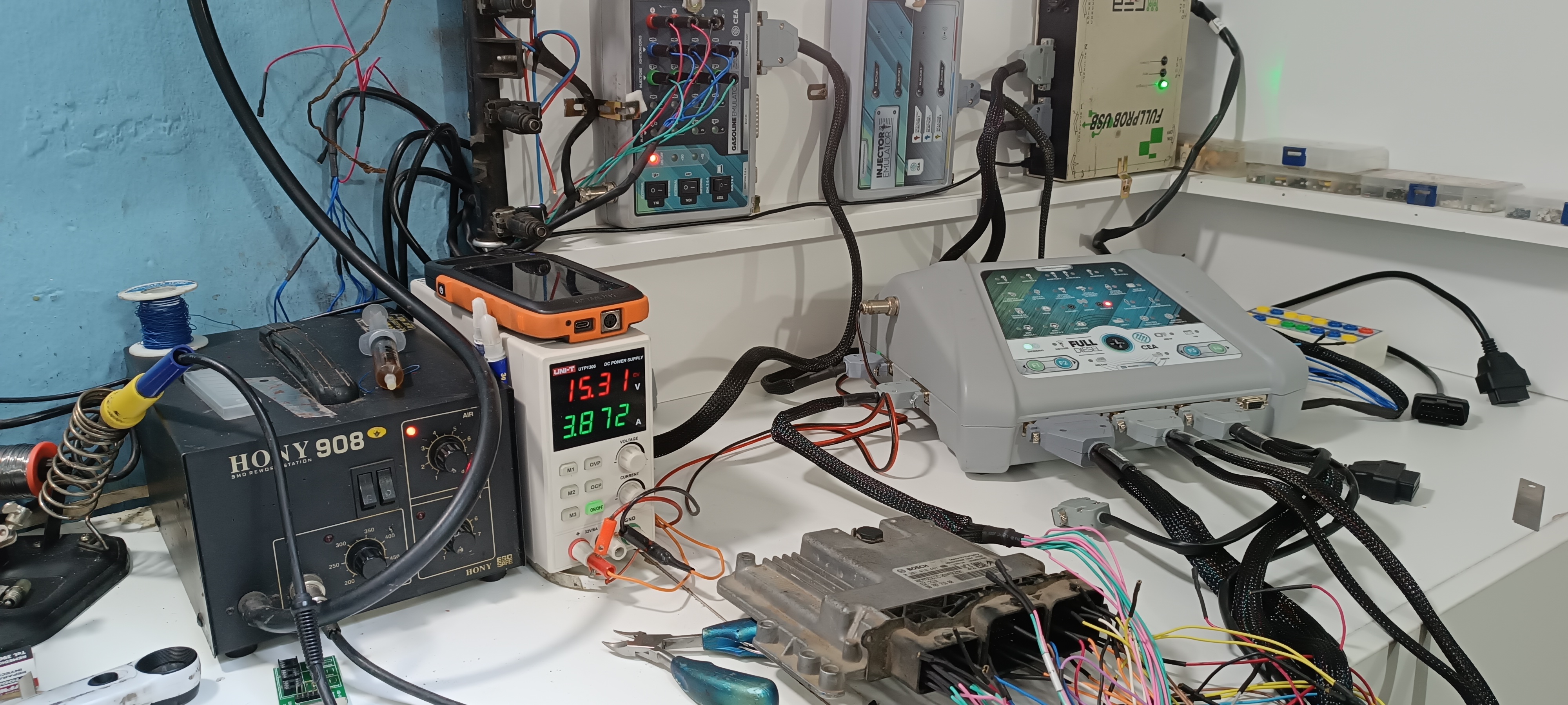 Banco de pruebas de ECUs